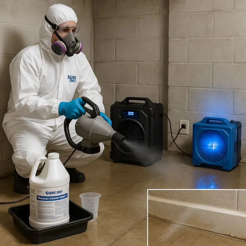 Sanitization and Odor Removal process in Mount Holly Springs, PA